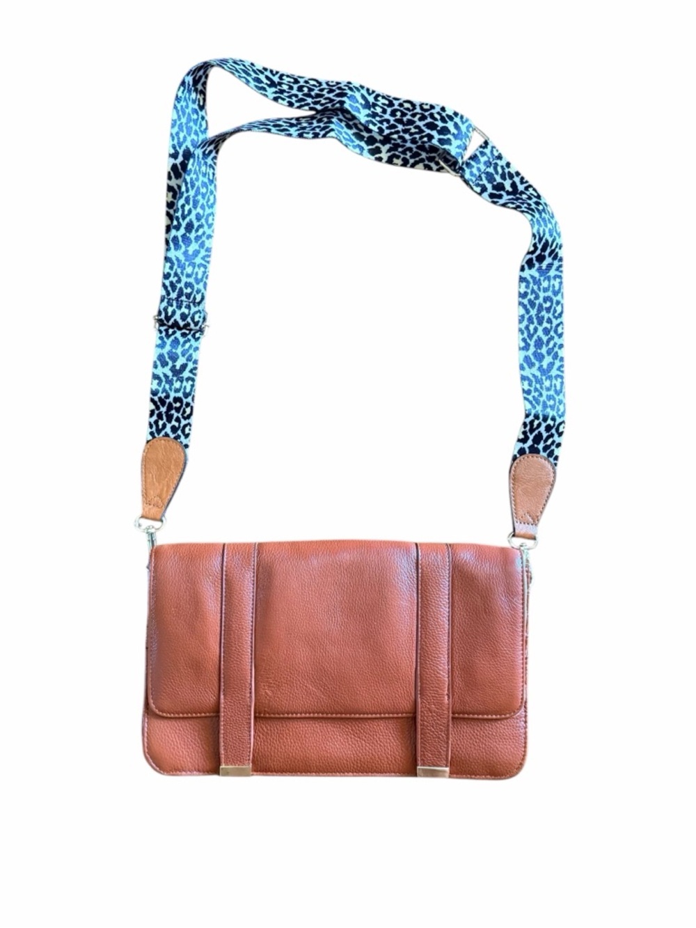 Kristen Bell for Erica Anenberg Leather Clutch Crosbody